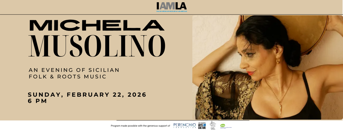 Michela Musolino:  An Evening of Sicilian Folk & Roots Music
